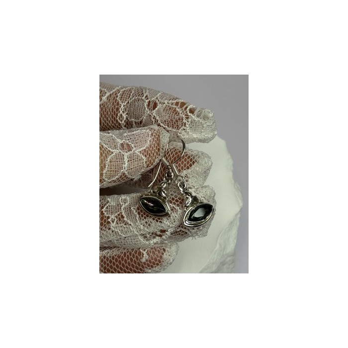 925 Sterling Silver Alexandrite Earrings Length 1.3 Inch