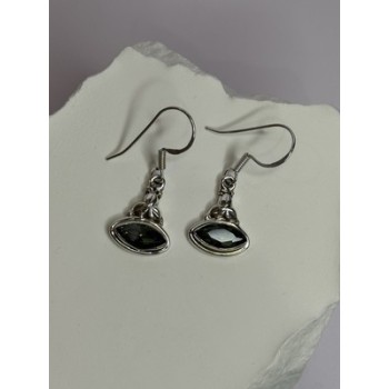 925 Sterling Silver Alexandrite Earrings Length 1.3 Inch