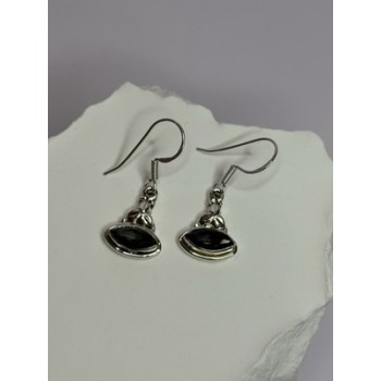 925 Sterling Silver Alexandrite Earrings Length 1.3 Inch