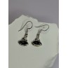 925 Sterling Silver Alexandrite Earrings Length 1.3 Inch