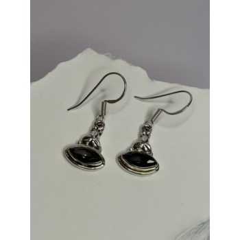 925 Sterling Silver Alexandrite Earrings Length 1.3 Inch