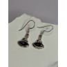 925 Sterling Silver Alexandrite Earrings Length 1.3 Inch