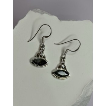 925 Sterling Silver Alexandrite Earrings Length 1.3 Inch