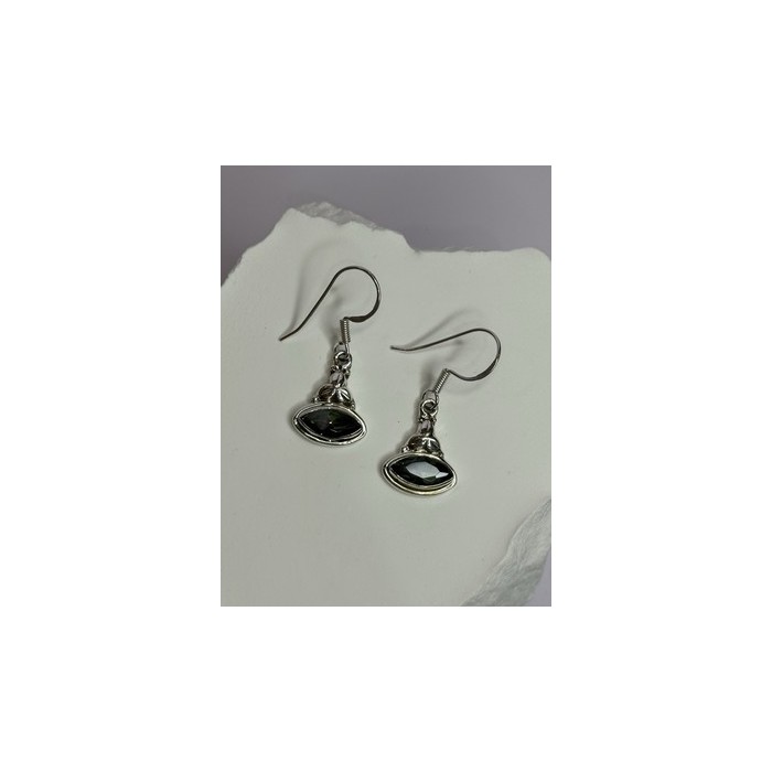 925 Sterling Silver Alexandrite Earrings Length 1.3 Inch