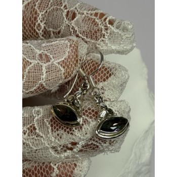 925 Sterling Silver Alexandrite Earrings Length 1.3 Inch