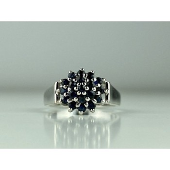 925 Sterling Silver Sapphires 
