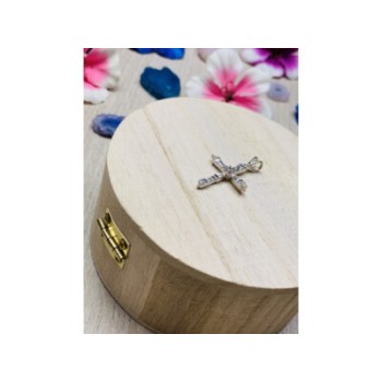 925 Sterling Silver CZ Cross Pendant