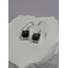 925 Sterling Silver Alexandrite Elegant Earrings Length 1.2 Inch