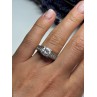 925 Sterling Silver CZ Ring Size 6