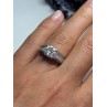 925 Sterling Silver CZ Ring Size 6
