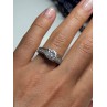 925 Sterling Silver CZ Ring Size 6