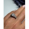 925 Sterling Silver CZ Ring Size 6