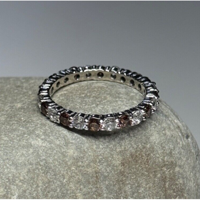 925 Sterling Silver CZ Ring Size 5.5