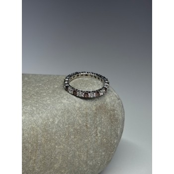 925 Sterling Silver CZ Ring Size 5.5