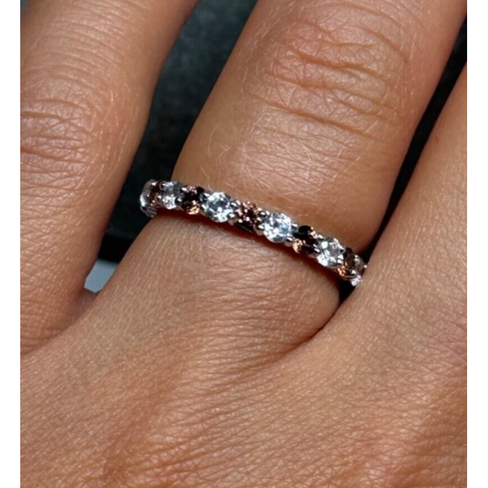925 Sterling Silver CZ Ring Size 5.5
