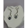 925 Sterling Silver Alexandrite Earrings Length 1.8 Inch