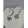 925 Sterling Silver Alexandrite Earrings Length 1.8 Inch
