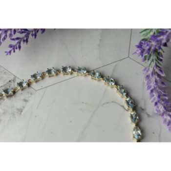 925 STERLING SILVER TOPAZ BRACELET