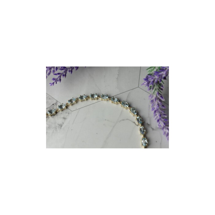 925 STERLING SILVER TOPAZ BRACELET