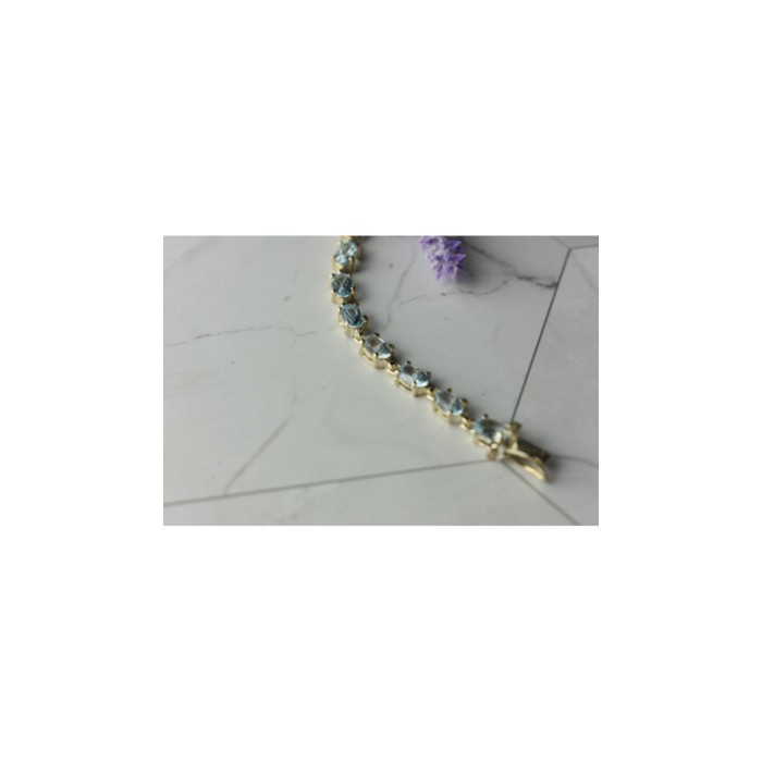 925 STERLING SILVER TOPAZ BRACELET