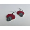 925 Sterling Silver Haliotis & Enamel Earrings
