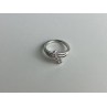 925 Sterling Silver White Topaz Ring Size 7