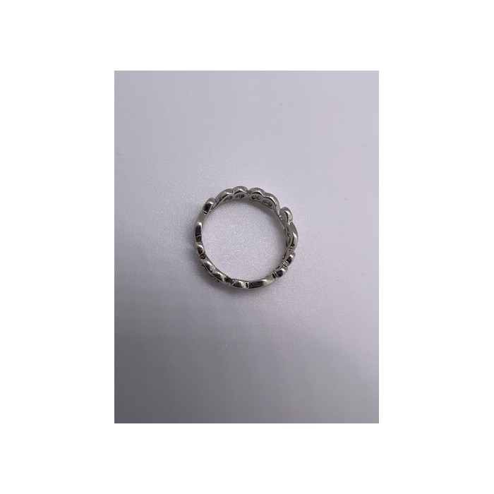 925 Sterling Silver Wave Band Ring Size 8