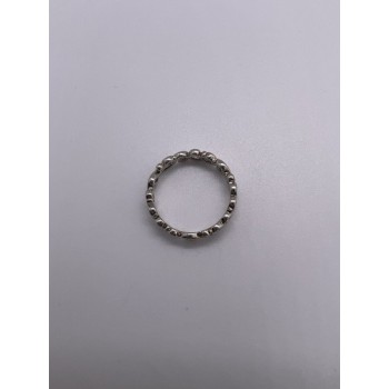 925 Sterling Silver Wave Band Ring Size 8