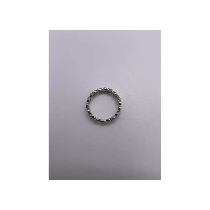 925 Sterling Silver Wave Band Ring Size 8