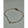 18K YELLOW GOLD BRACELET FRESHWATER PEARLS SIZE 7.5
