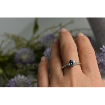 925 Sterling Silver Spinel Ring Size 9.5