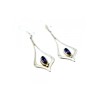 925 Sterling Silver Amethyst Earrings