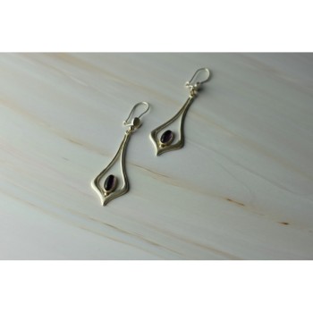 925 Sterling Silver Amethyst Earrings