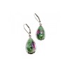 925 Sterling Silver Multicolor Jasper Earrings