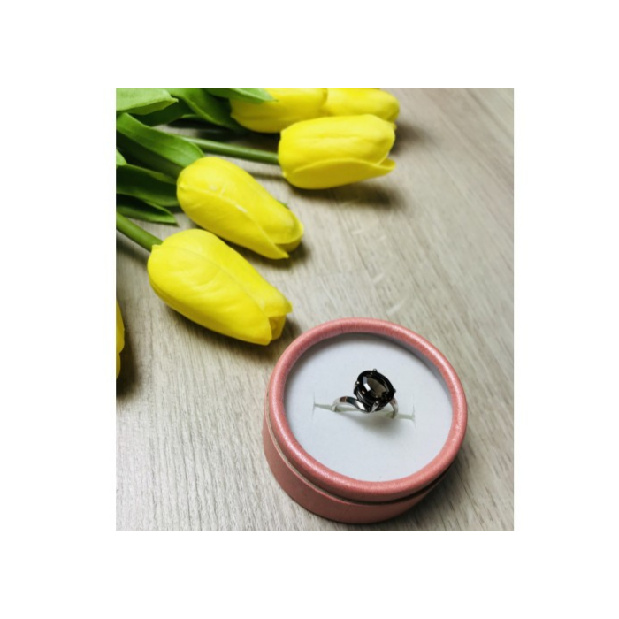 925 Sterling Silver Hessonite Ring Size 5.5