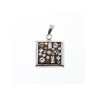 925 Sterling Silver Enamel & CZ Exclusive Pendant