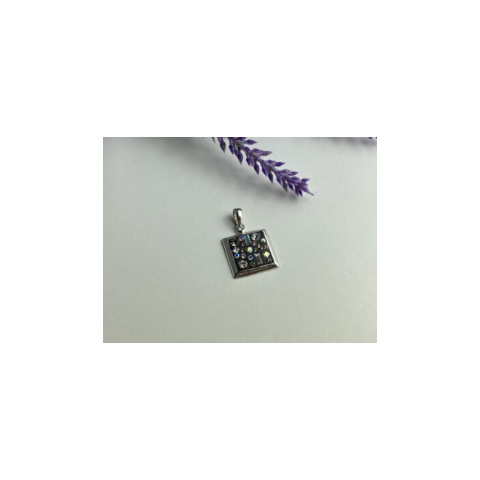 925 Sterling Silver Enamel & CZ Exclusive Pendant