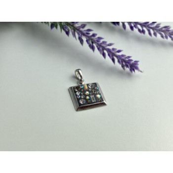 925 Sterling Silver Enamel & CZ Exclusive Pendant