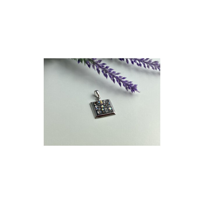 925 Sterling Silver Enamel & CZ Exclusive Pendant