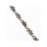 925 STERLING SILVER MULTI GEMSTONES BRACELET