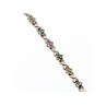 925 STERLING SILVER MULTI GEMSTONES BRACELET