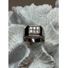 925 STERLING SILVER CZ MEN'S RING SIZE 9.5
