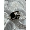 925 STERLING SILVER CZ MEN'S RING SIZE 9.5
