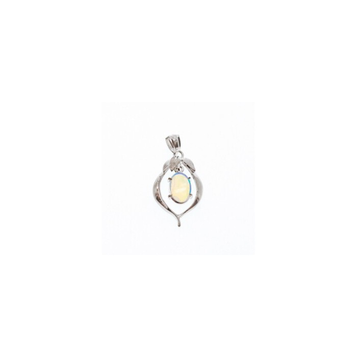 925 Sterling Silver Opal Pendant