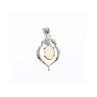 925 Sterling Silver Opal Pendant