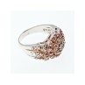 925 Sterling Silver Morganite Ring Size 10.25