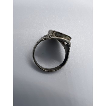 925 Sterling Silver & Abalone Shell Ring Size 4.5