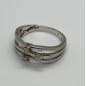 925 Sterling Silver CZ Ring Size 6