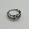925 Sterling Silver CZ Ring Size 6