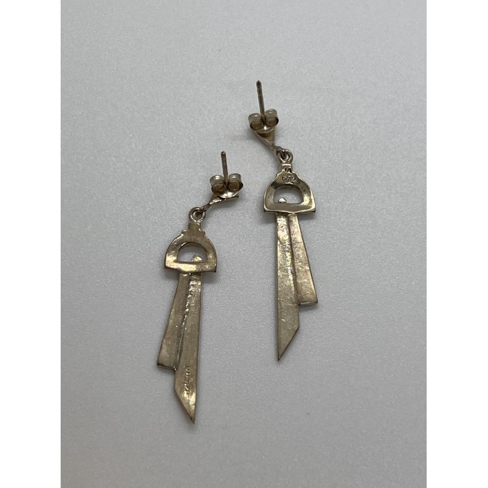 925 Sterling Silver & Marcasite Earrings